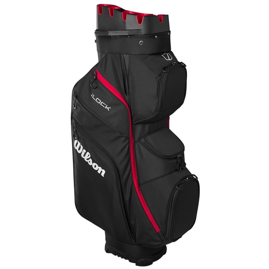 Wilson iLock cart bag, černo/červený