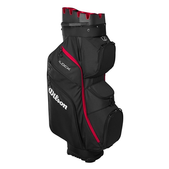 Wilson iLock cart bag, černo/červený