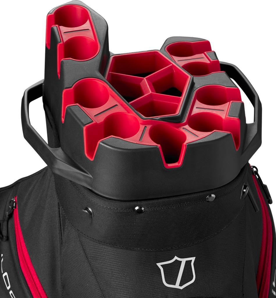 Wilson iLock cart bag, černo/červený
