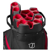 Wilson iLock cart bag, černo/červený