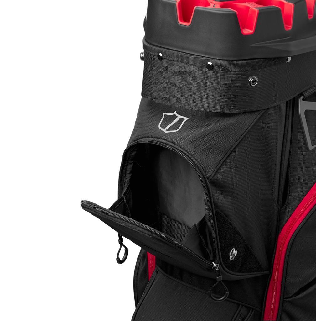 Wilson iLock cart bag, černo/červený