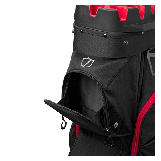 Wilson iLock cart bag, černo/červený