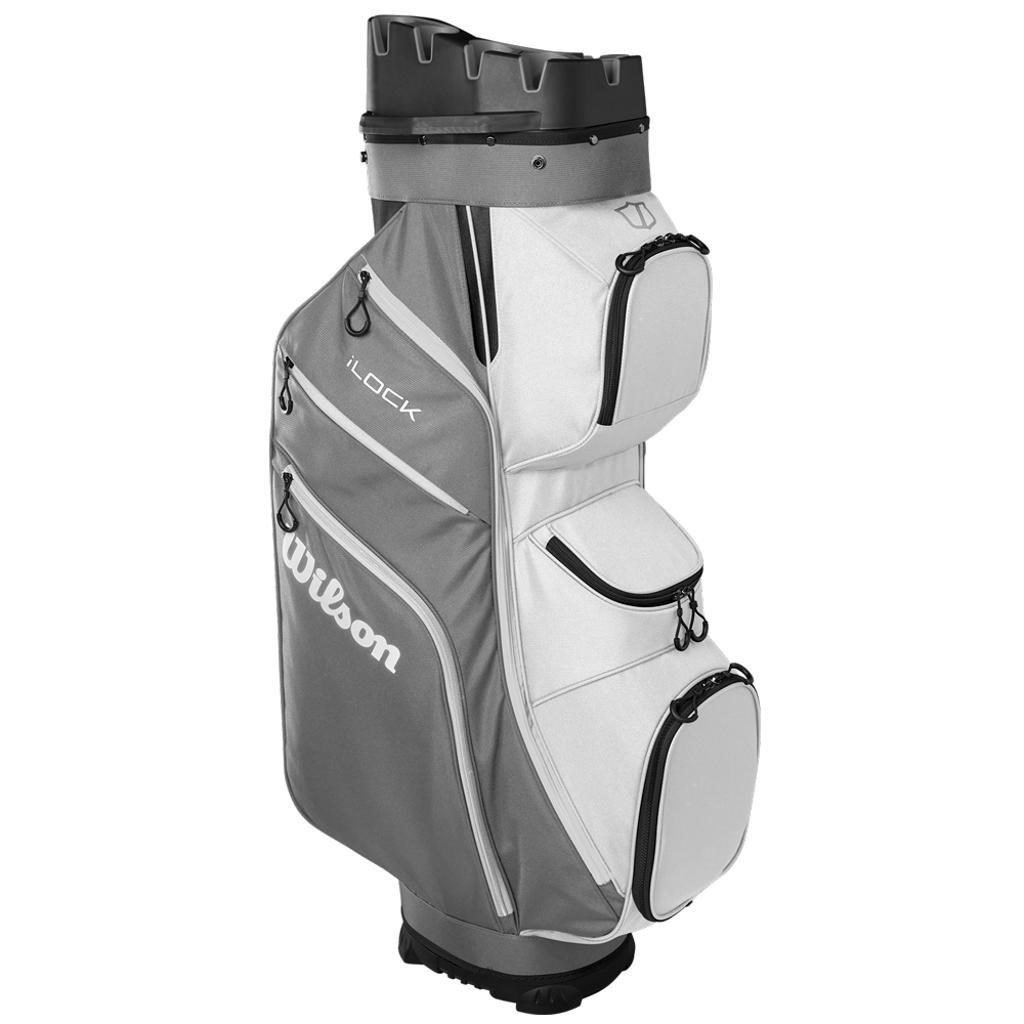 Wilson iLock cart bag, šedo/bílo/černý