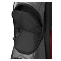 Wilson Feather cart bag, černo/šedo/červený