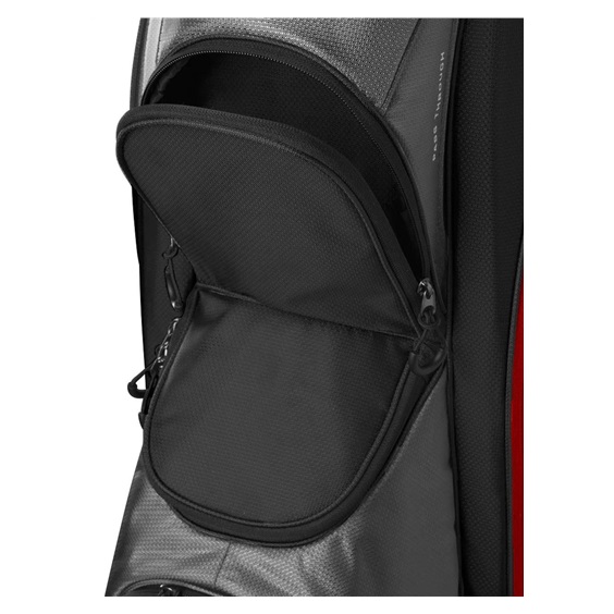 Wilson Feather cart bag, černo/šedo/červený