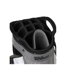 Wilson Feather cart bag, černo/šedo/bílý