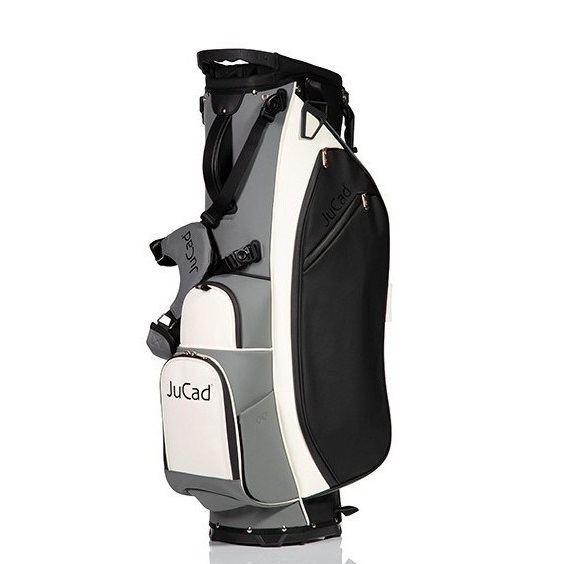 Jucad 2 in1 FIirst Class stand bag, černo/šedo/bílý