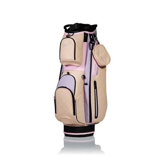 JuCad First Class cart bag, béžová/lila/růžová
