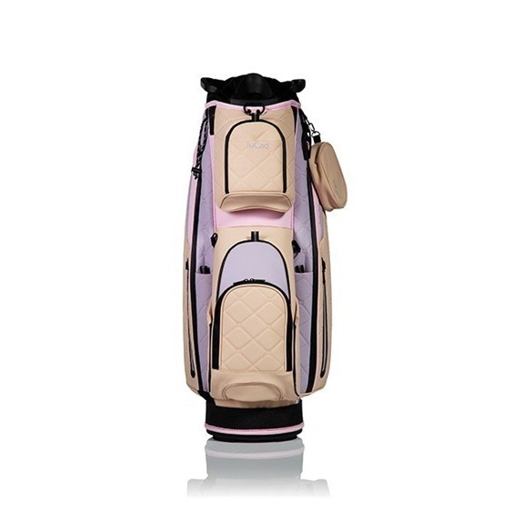 JuCad First Class cart bag, béžová/lila/růžová