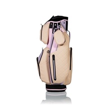 JuCad First Class cart bag, béžová/lila/růžová