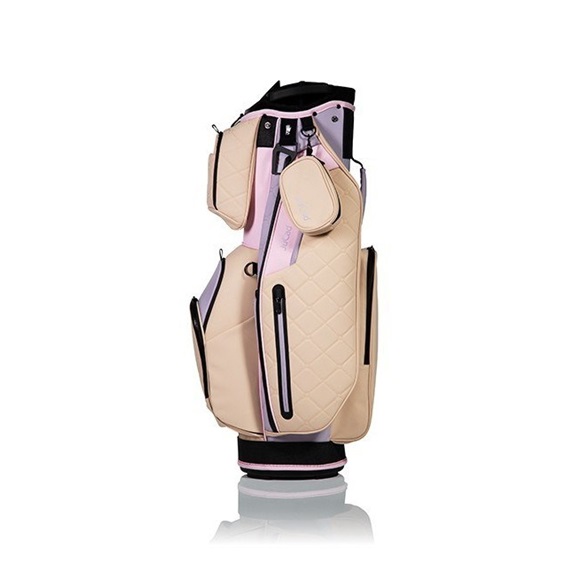 JuCad First Class cart bag, béžová/lila/růžová