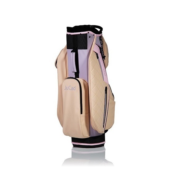JuCad First Class cart bag, béžová/lila/růžová