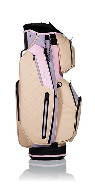 JuCad First Class cart bag, béžová/lila/růžová