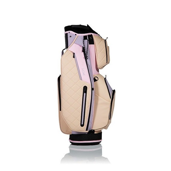 JuCad First Class cart bag, béžová/lila/růžová