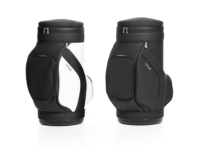 Jucad stool with cooler stolička s chladicím boxem na nápoje, černá