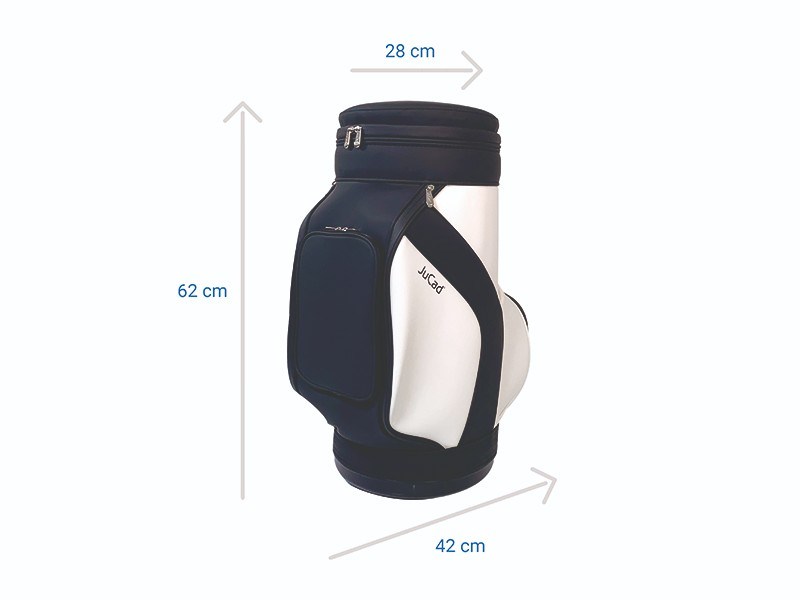 Jucad stool with cooler stolička s chladicím boxem na nápoje, černá