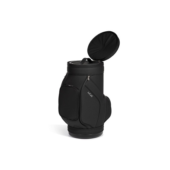 Jucad stool with cooler stolička s chladicím boxem na nápoje, černá