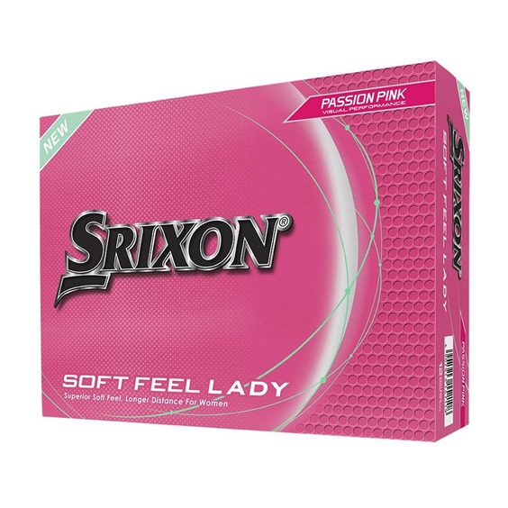 Srixon Soft Feel Lady dámské golfové míčky, růžové