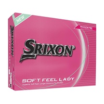 Srixon Soft Feel Lady dámské golfové míčky, růžové