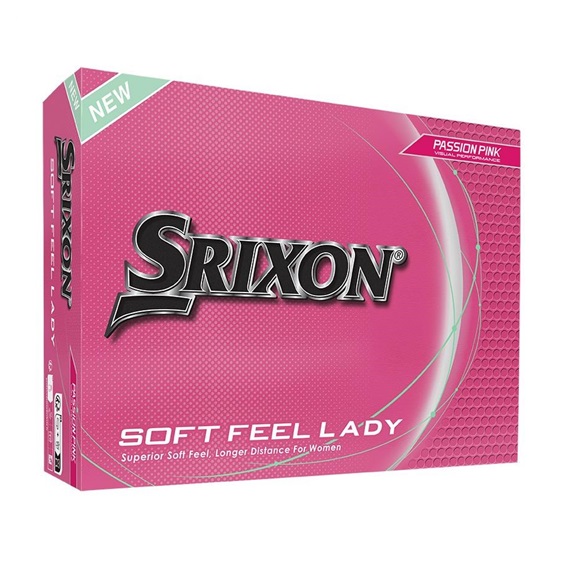 Srixon Soft Feel Lady dámské golfové míčky, růžové
