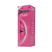 Srixon Soft Feel Lady dámské golfové míčky, růžové