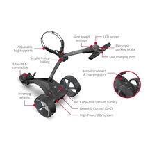 Motocaddy S1 DHC elektrický vozík, Standard Lithium