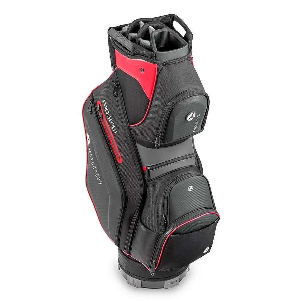 Motocaddy Pro-Series cart bag, černo/červený