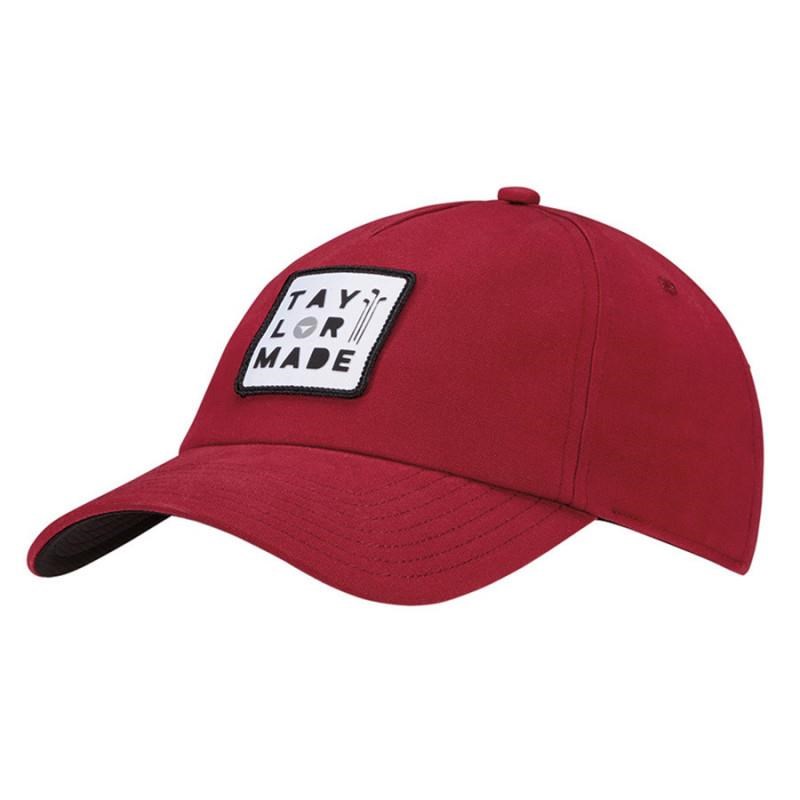 TaylorMade 5 Panel kšiltovka, červená