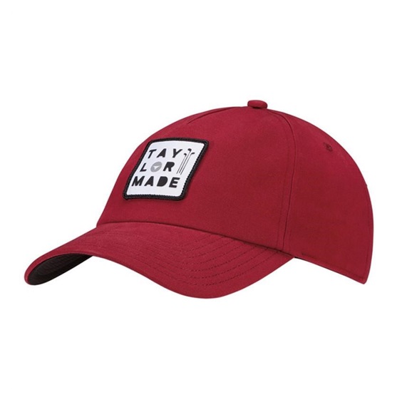 TaylorMade 5 Panel kšiltovka, červená