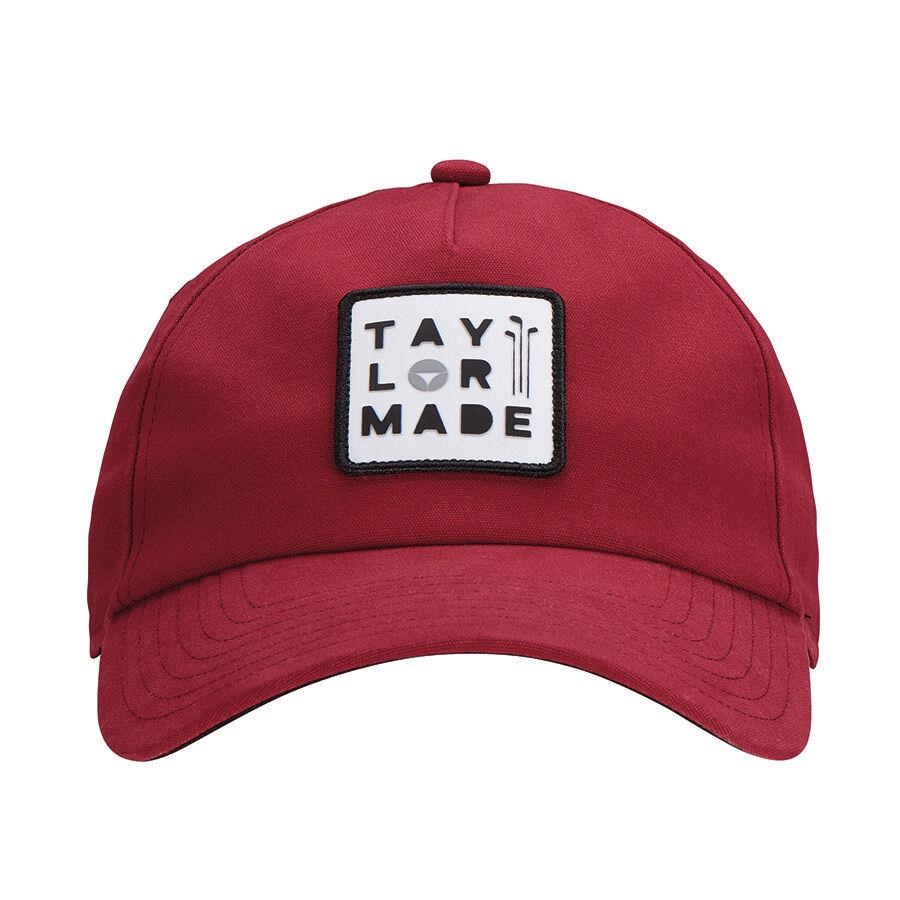 TaylorMade 5 Panel kšiltovka, červená