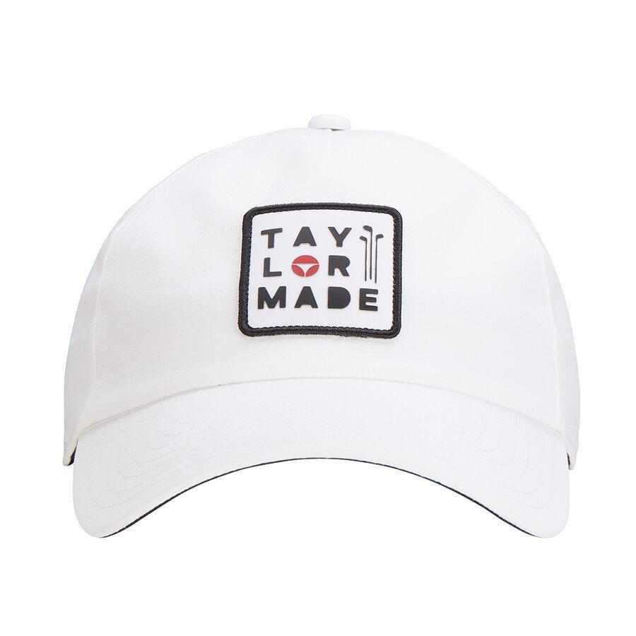 TaylorMade 5 Panel kšiltovka, bílá