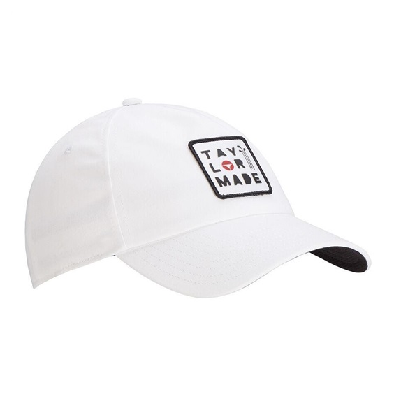 TaylorMade 5 Panel kšiltovka, bílá