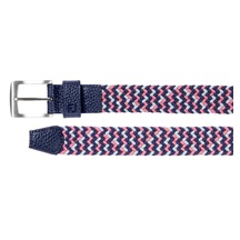 FootJoy Braided opasek, dark denim/pink lemonade/skyway