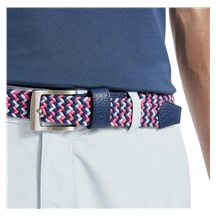 FootJoy Braided opasek, dark denim/pink lemonade/skyway