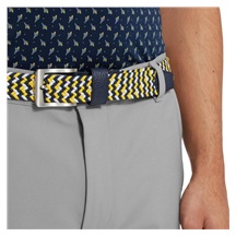 FootJoy Braided opasek, navy/white/taxi