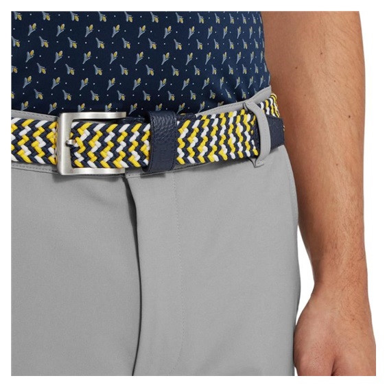 FootJoy Braided opasek, navy/white/taxi