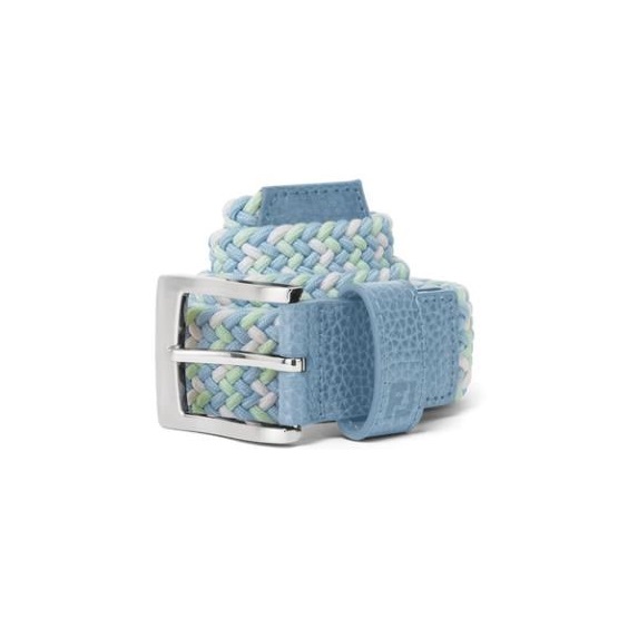 FootJoy Braided opasek, blue jay/white/pistachio