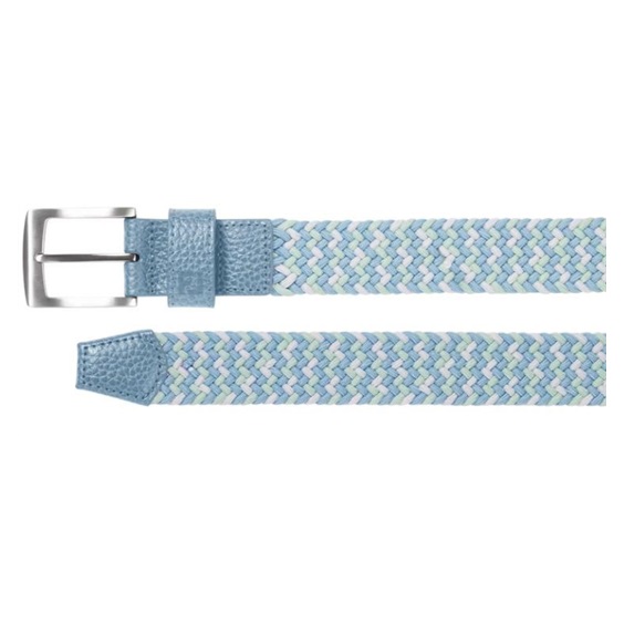 FootJoy Braided opasek, blue jay/white/pistachio