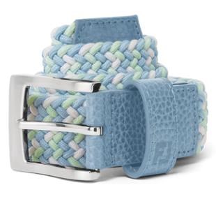 FootJoy Braided opasek, blue jay/white/pistachio