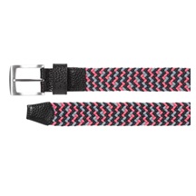 FootJoy Braided opasek, black/flint/hibiscus