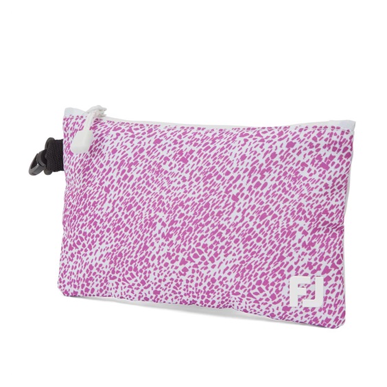 FootJoy Valuables Pouch taška na cennosti, white/berry animal