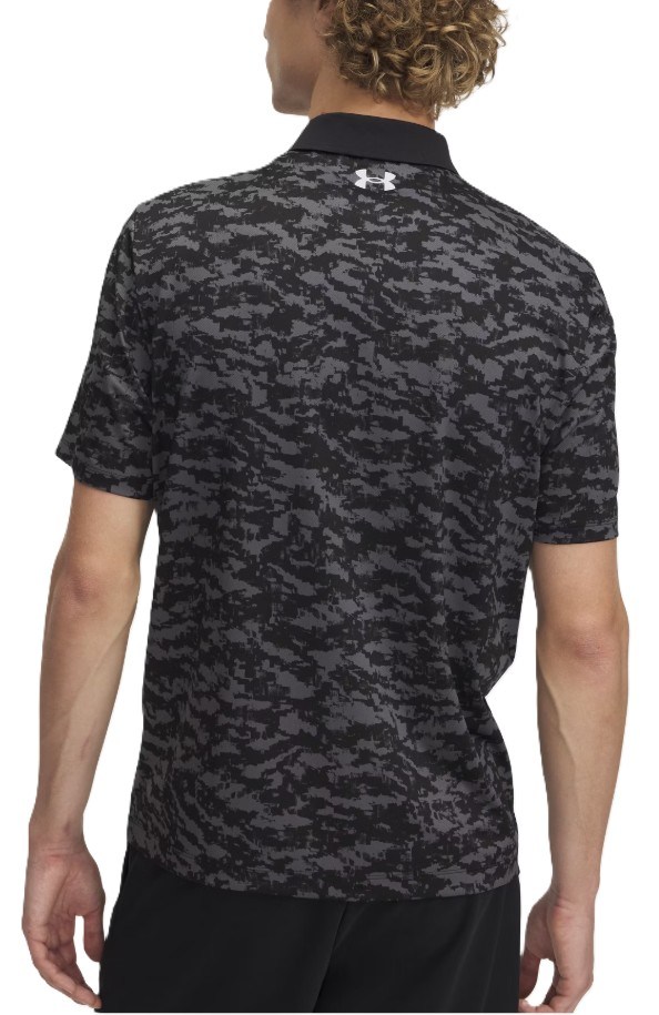 Under Armour Matchplay Printed pánské polo, černé