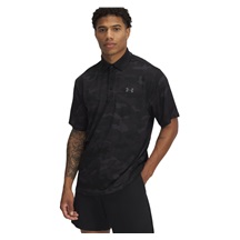 Under Armour Playoff 3.0 Printed pánské polo, černé