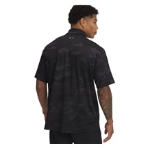 Under Armour Playoff 3.0 Printed pánské polo, černé