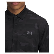 Under Armour Playoff 3.0 Printed pánské polo, černé