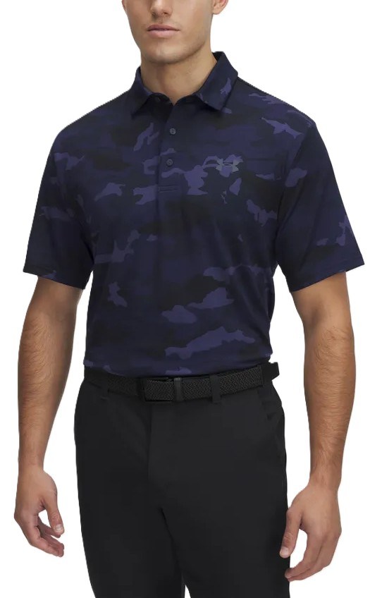Under Armour Playoff 3.0 Printed pánské polo, modré