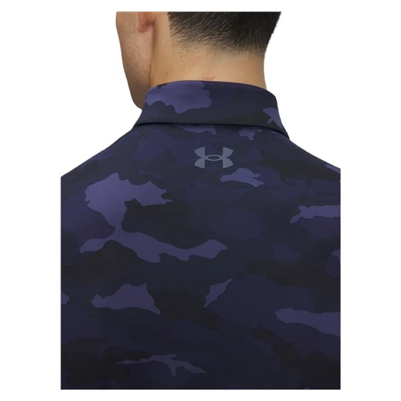 Under Armour Playoff 3.0 Printed pánské polo, modré