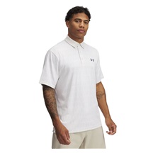 Under Armour Playoff 3.0 Printed pánské polo, bílé