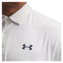 Under Armour Playoff 3.0 Printed pánské polo, bílé