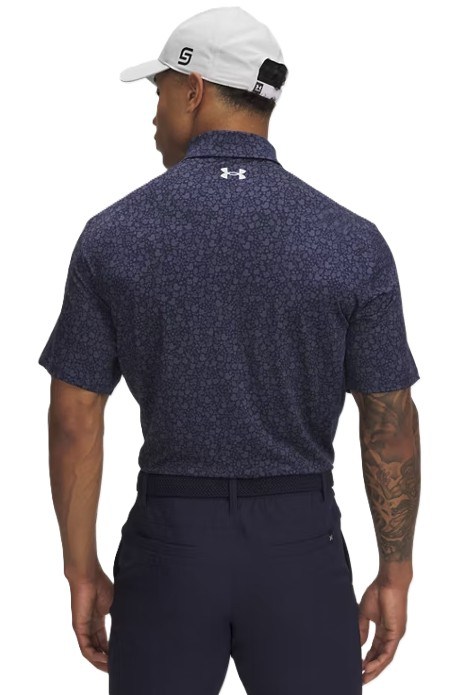 Under Armour Playoff 3.0 Printed pánské polo, modré
